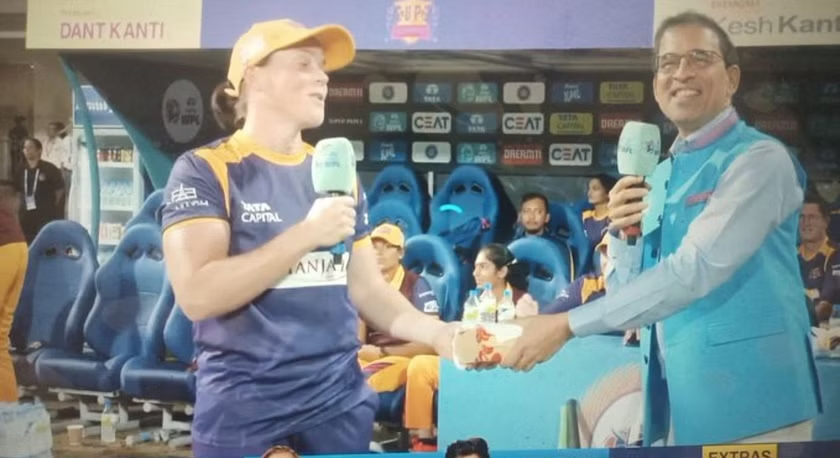 8. Burger Cravings and Unexpected Surprises: Bhogle Serves Up a WPL 2023 Moment Grace Harris