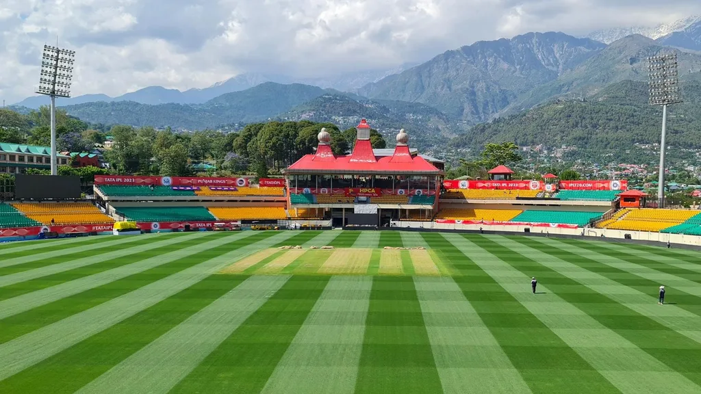 1. HPCA Stadium, Dharamshala
Best cricket stadiums