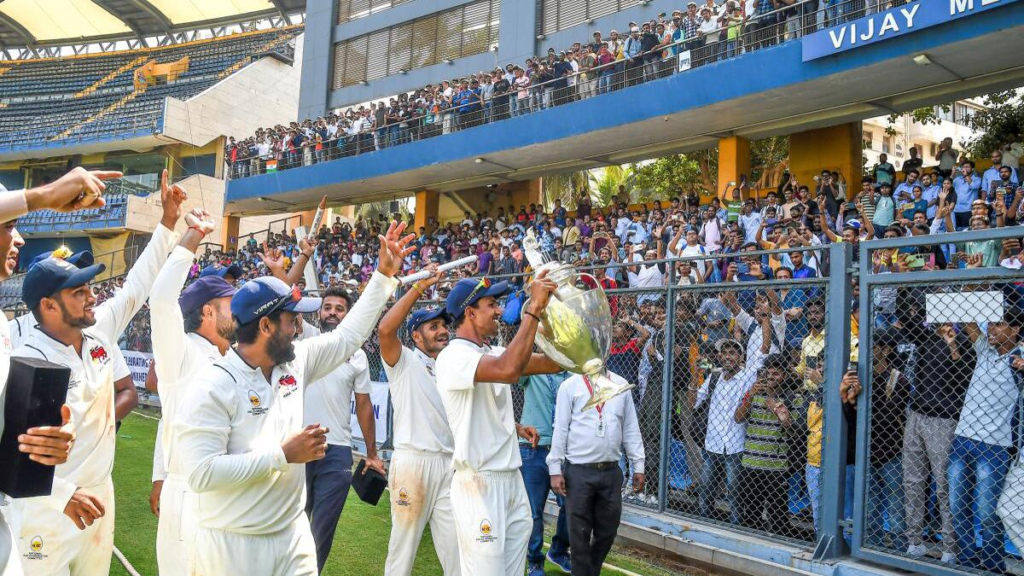 Mumbai reigns supreme! They've clinched a record-extending 42nd Ranji Trophy title, defeating Vidarbha by 169 runs. 