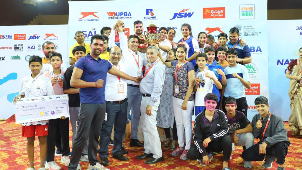 Haryana reigns supreme at Sub-Junior National Boxing Championships! Both boys & girls teams dominated, winning a combined 19 medals.