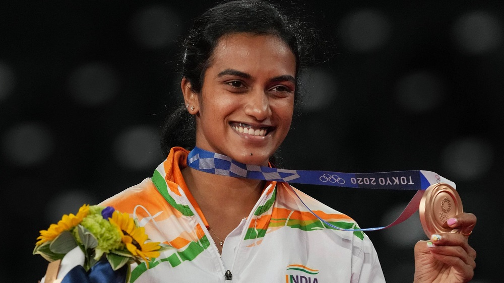 Which Indian badminton player won a bronze medal at the 2021 Tokyo Olympics? PV Sindhu! 