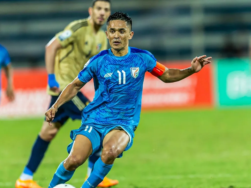 Sunil Chhetri leads the 27-member Indian squad for the World Cup qualifier against Kuwait. Discover the squad details