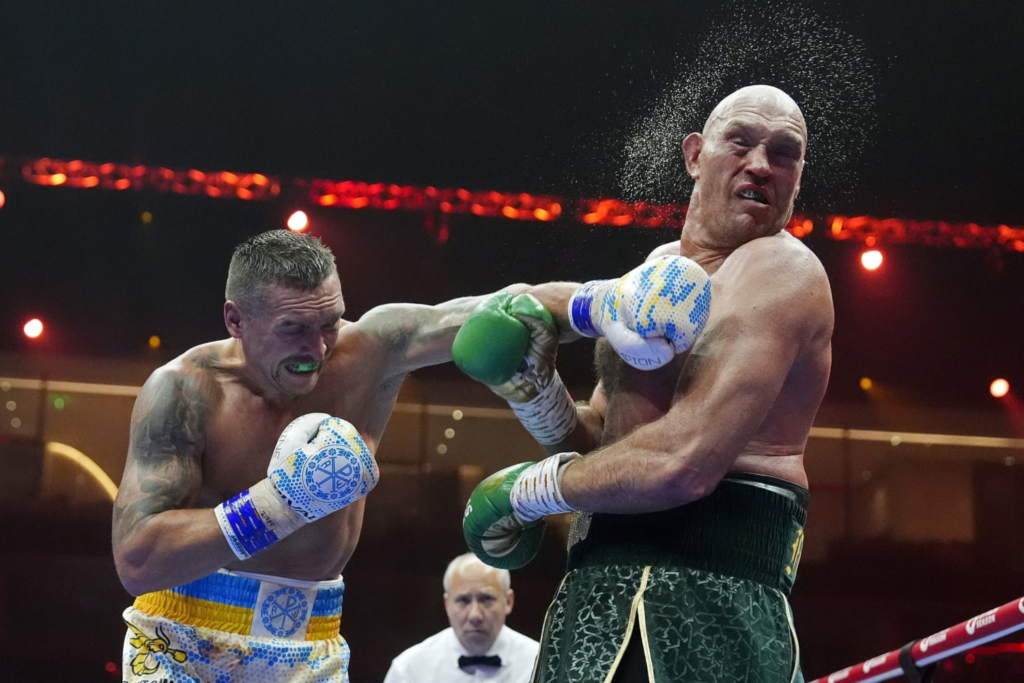 In a historic boxing match, Oleksandr Usyk defeated Tyson Fury to become the first undisputed heavyweight champion in 24 years. 