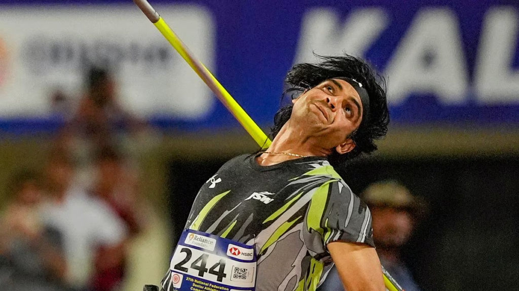 Indian javelin thrower Neeraj Chopra added another accolade to his impressive career by winning the gold medal at the Federation Cup 2024.